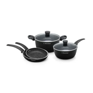 Warenhaus - Juego de Ollas IND Black 6pcs M33586